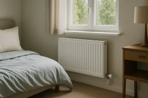 radiateur dans une chambre